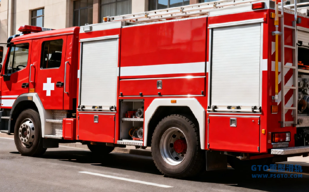 消防车设备为什么要用三折重型滑轨？工同 GTO 消防车设备滑轨解决方案解析